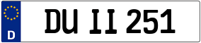 Truck License Plate